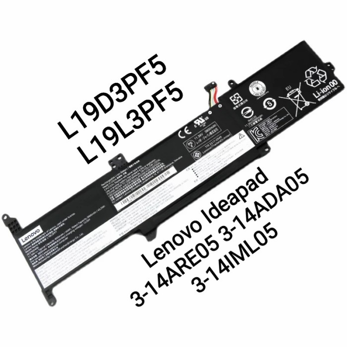 Battery for Lenovo IdeaPad 3-14 3-14AD